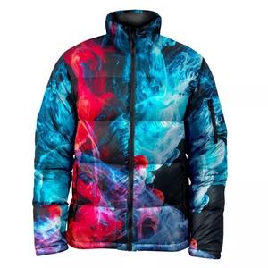 Veste matelassée d'hiver pour homme, personnalisée, épaisse, respirante, camouflage, à capuche, avec doublure en fibre de bambou et logo frontal, service OEM - Product Image 1