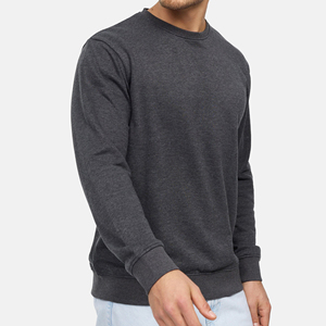 Sweat-shirt à col rond coupe classique, toucher doux, à porter au quotidien - Product Image 2
