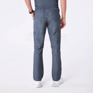 Pantalon de travail léger pour hommes, uniforme médical, bas de tenue pour médecins, infirmières et professionnels de santé avec service de marque privée - Product Image 2