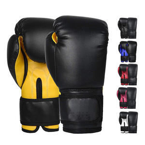 Gants de boxe en cuir véritable de qualité supérieure, prix de gros RTS, logo personnalisé, gants d'entraînement et de sparring professionnels AS-BG-4785 - Product Image 6