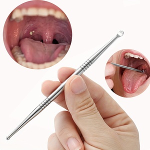 High Quality Tonsil Stone <b>Removal</b> <b>Tool</b> Stainless Steel Oral Cleaning Instrument for Safe Personal Hygiene Care For Operation Use - Product Image 5