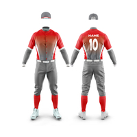 Seragam Baseball Desain Baru Bahan Bernapas Ringan Tahan Lama Nyaman Dipakai Seragam Olahraga Kustom untuk Tim Unisex