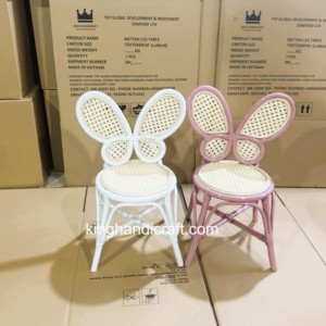 Silla Infantil de Ratán Moderna Hecha a Mano para Eventos al Aire Libre y en Interiores, Cumpleaños, Bodas, Recepciones - Fábrica OEM en Vietnam - Product Image 2