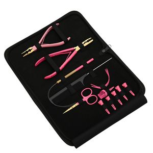 Kit d'outils pour extensions de cheveux, ensemble professionnel d'installation et de retrait en métal, finition dorée, durable, réutilisable, qualité salon - Product Image 2