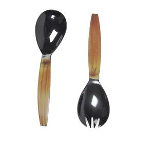 ช้อนเขาสัตว์ทำมือดีไซน์ใหม่จากอินเดีย ทุกขนาด พร้อมด้ามยาว ช้อนเขาควายคุณภาพสูง ประดับด้วยหินอาเกต - Product Image 1