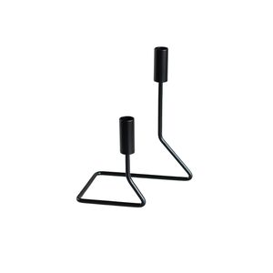 Juego de 3 candelabros de estilo vintage de aluminio con acabado de recubrimiento en polvo para decoración de dormitorio. - Product Image 5