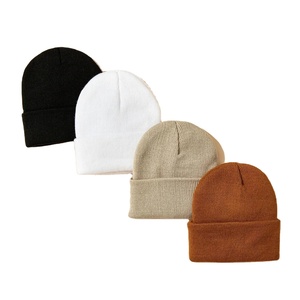 Bonnet en tricot jacquard de haute qualité chapeaux d'hiver personnalisés bonnets rayés couleur unie casquettes chaudes unisexes Rasta tricoté tam chapeau pour hommes - Product Image 2