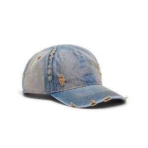 Casquette de baseball classique 5 panneaux en coton, brodée directement, délavée, avec patchwork et effet vieilli - Product Image 2