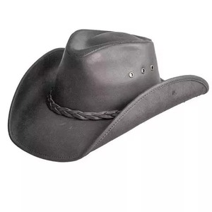 Sombrero Vaquero de Cuero Ajustable con Ala Ancha, Estilo Occidental Premium, Grabado, para Viajes, Cuatro Estaciones, Precio Bajo, ASTURBAN WEAR - Product Image 6