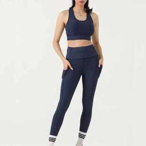 Women <b>Yoga</b> Set Oem Odm High Quality Fitness Wear Lightweight Breathable Flexible Activewear Custom Manufacturing - Product Image 5