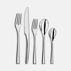 High Grade Travel <b>Stainless</b> <b>Steel</b> <b>Straw</b> Fork Spoon Set New Luxury Design Silver Plated Designer Handle - Product Image 3