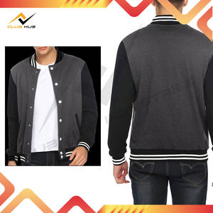 เสื้อแจ็คเก็ตวาร์ซิตี้ฤดูหนาวคุณภาพสูงสำหรับผู้ชาย ผ้าแคนวาส ผ้าฝ้าย ผ้าขนสัตว์ สไตล์ไฮสตรีท - Product Image 4