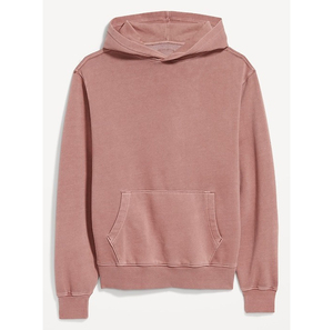 เสื้อฮู้ดดี้สไตล์ลำลอง ยูนิเซ็กส์ วินเทจ ทรงโอเวอร์ไซส์ แขนยาว ผลิตจากผ้าฟลีซเป็นมิตรต่อสิ่งแวดล้อม พิมพ์ลายดิจิทัล โพลีเอสเตอร์/คอตตอน สีพื้น - Product Image 1