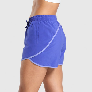 ชุดลำลองผ้าฝ้ายฟลีซคุณภาพสูงพร้อมโลโก้สั่งทำพิเศษ กางเกงขาสั้นสำหรับออกกำลังกายสำหรับผู้หญิง - Product Image 3