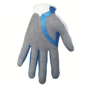Guantes de Golf de Piel de Cabra de la Mejor Calidad, Guantes Deportivos de Piel Genuina Antideslizantes de Secado Rápido con Servicio OEM - Product Image 4
