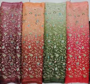 Tissu brodé de qualité supérieure pour vêtements de mode féminine, vêtements de créateurs, robes de soirée, kaftans, abayas, vêtements de mariée - Product Image 1