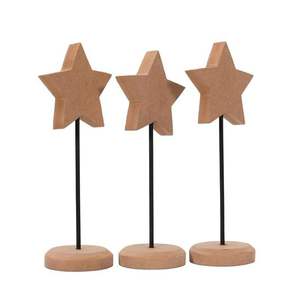 Ornement de Noël en bois peint à la main, fait main, décorations de Noël pour la maison, décorations de fête du Nouvel An, personnalisé, moderne - Product Image 4
