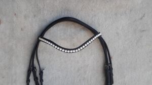 Brida de cuero premium con manivela, brida de calidad superior, brida para caballo hecha a mano, fabricante de artículos para caballos. - Product Image 2