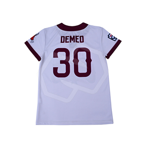 เสื้อเบสบอลแบบสั่งทำสีได้ตามต้องการ สำหรับทุกเพศ ผลิตแบบยั่งยืน ระบายอากาศได้ดี แขนสั้น กระดุมสองเม็ด ทรงปกติ - Product Image 2
