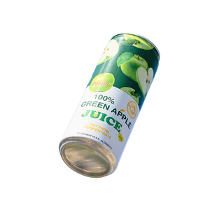 Jugo de Frutas y Verduras OEM/ODM, Lata Delgada de 330 ml, Jugo de Manzana Verde 100% NFC, Bebida de Jugo de Frutas de Marca Privada - Product Image 3