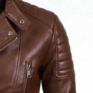 New Design <b>Leather</b> Made Waterproof Genuine <b>Leather</b> Factory Made New Arrival Reasonable Price New <b>Men</b> <b>Leather</b> <b>Jackets</b> - Product Image 6