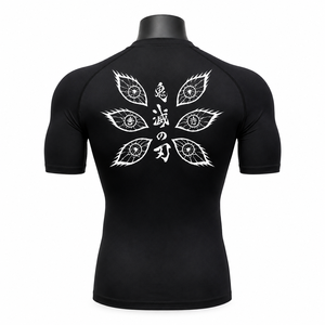 Camiseta de Compresión Personalizada para Hombre, Secado Rápido, Protección contra Rozaduras, Ropa Deportiva, Venta al Por Mayor OEM - Product Image 2