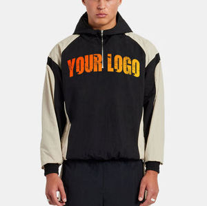 Custom Men Sets Shorts And Hoodies Custom Windbreaker <b>Tracksuit</b> Reflective Zip Up 2 Pcs Nylon Windbreaker Short Sets New Style - Product Image 5