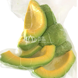 Purée d'avocat surgelée (FD) au goût sucré, forme ovale, emballée sous vide pour smoothies et collations - Blue Lotus Farm - Product Image 1
