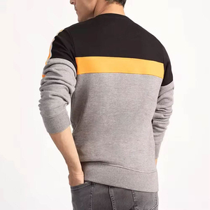 Sweat-shirt décontracté en coton 380g à col montant, coupe oversize, à carreaux, avec fermeture éclair, séchage rapide, tricoté, manches régulières, pour homme, idéal pour l'automne - Product Image 6