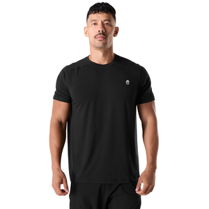 Camiseta Deportiva de Manga Corta para Hombre, Corte Ajustado, Elástica, para Gimnasio, Entrenamiento, Rendimiento, Venta al Por Mayor OEM - Product Image 1