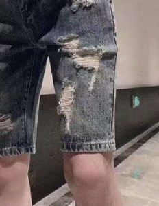 Shorts en jean pour hommes, coupe décontractée, légers, respirants, style streetwear, taille mi-haute, fermeture boutonnée, en denim de coton, service OEM, vente en gros, pas cher - Product Image 6