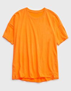 Camisetas de Mujer al por Mayor, OEM ODM, 180gsm, Estilo Vintage, Corte Ajustado, Hombros Caídos, con Agujeros, Ropa Casual de Verano, Alta Calidad - Product Image 1