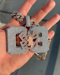 Chaîne Iced Watches 18mm ZIRCON Miami Cuban Link plaqué or 14K Hip Hop en argent sterling 925 pour homme, cadeau Royaume-Uni États-Unis - Product Image 1