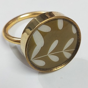 Anillo de Servilleta de Resina Floral Moderno con Diseño Botánico Minimalista, Accesorio Premium para Mesa de Comedor para Hogar Contemporáneo - Product Image 2
