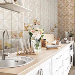 กระเบื้องเซรามิกผนังสีขาวเงา ขนาด 300x600 มม. คุณภาพพรีเมียม สำหรับตกแต่งผนังสำนักงานสไตล์โมเดิร์นมินิมอล และพื้นผิวภายในอาคารพาณิชย์ - Product Image 1
