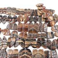 Lot de pierres précieuses en opale dendritique miel naturelle, cabochon en vrac, lot de pierres précieuses en opale dendritique miel Welo, taille de la paire, pierres cabochon pour bijoux