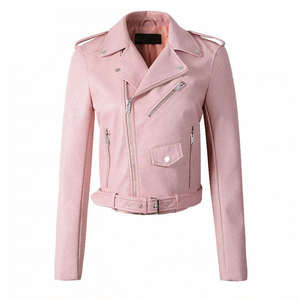 OEM Factory Price Women's Suede Leather Jacket Casual Jacket Private Label Bulk Supply Worldwide - Product Image 6