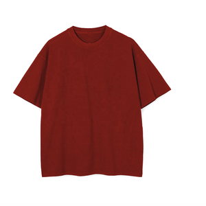 เสื้อยืดโอเวอร์ไซส์ทรงหลวม แขนสั้น ผ้าฝ้าย 100% ระบายอากาศได้ดี สำหรับฤดูร้อน น้ำหนัก 220 กรัม เหมาะสำหรับผู้ชาย สวมใส่สบายๆ - Product Image 5