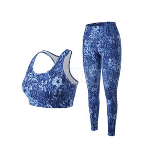 Nuevo Conjunto de Yoga de Dos Piezas Ecológico, de Secado Rápido, Transpirable, Tallas Grandes, Alta Elasticidad, Leggings Ajustados con Cintura Elástica - Product Image 4