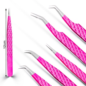 อุปกรณ์ต่อขนตาแบบป้องกันไฟฟ้าสถิตย์ ความแม่นยำสูง รับผลิตแบบ OEM แบรนด์ส่วนตัว ขายส่งจำนวนมาก อุปกรณ์เสริมความงามจากโรงงาน - Product Image 1