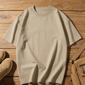 Wholesale Blank Plain Casual T-Shirt Custom Digital Print Logo Brand 100% Cotton <b>Polyester</b> <b>Tshirt</b> Plus Size Men - Product Image 5