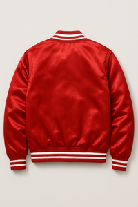 Heavyweight Women Varsity <b>Jacket</b> <b>Fleece</b> Lined <b>Warm</b> Winter Letterman Baseball Coat Bulk - Product Image 2