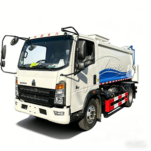 รถบรรทุกขยะ SINOTRUK HOWO 4x2 แบบยกข้างอัตโนมัติ พร้อมถังยกข้างสำหรับเก็บขยะ - Product Image 5