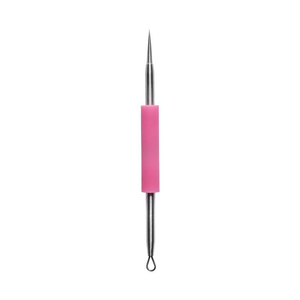 Extractor de Puntos Negros de Acero Inoxidable con Doble Anillo, Aguja para Acné, Removedor de Comedones, Herramienta de Limpieza Facial para el Cuidado de la Piel - Product Image 3