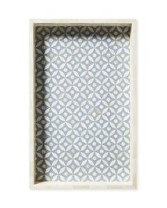Bandeja de Servir de Hueso y Resina de Primera Calidad, Elegante Incrustación de Madreperla, Estilo Moderno y Lujoso, Vajilla de Cocina Perfecta - Product Image 4
