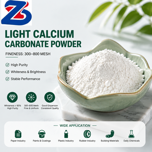 Polvo de Carbonato de Calcio Precipitado Ultrafino PCC CaCO3 para Recubrimiento de Plástico, Caucho, Masterbatch y Aplicaciones Industriales - Product Image 1