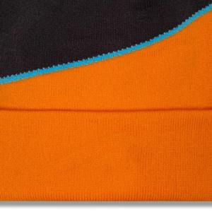 Bonnets en laine jacquard tricotés chauds d'hiver de haute qualité, casquettes décontractées à revers de couleur unie à motif à pois, adaptées à la plage - Product Image 5