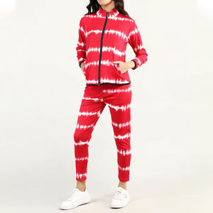 Hot Selling Women Winter Tie Dye Printed Heavyweight Oem Service Breathable Tie Dye <b>Tracksuits</b> New Style Casual Sports Soft - Product Image 2