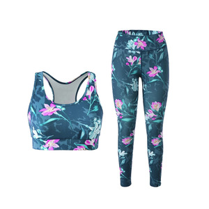 Novedades en Ropa Deportiva para Mujer, Conjunto de Yoga de Dos Piezas con Pantalones de Cintura Alta de Secado Rápido, Personalizable - Product Image 1