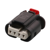 Conector Automotriz Sellado Impermeable Jinhang4p-YH de 4 Pines, de Cobre y Nylon Amarillo con Bloqueo CPA, Conector Hembra para Sensores de Coche
